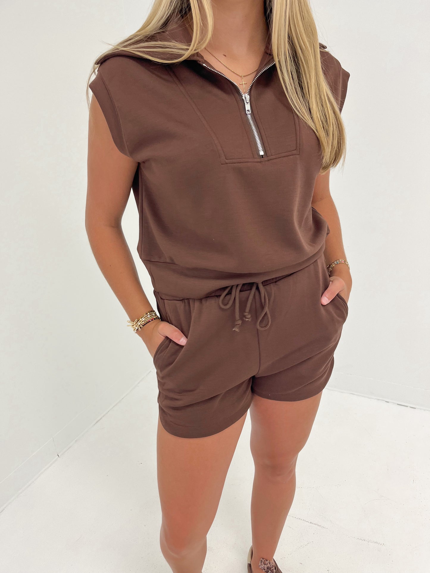 Paired Together Shorts | Chocolate