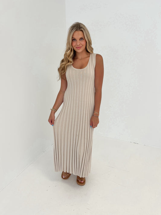 Meet Me On the Beach Maxi Dress | Taupe