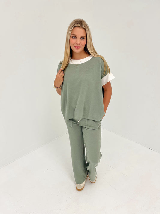 Comfort Core Knit Top | Dry Herb