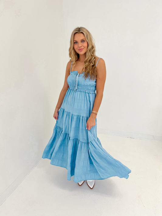 Sway In The Wind Maxi Dress | Denim