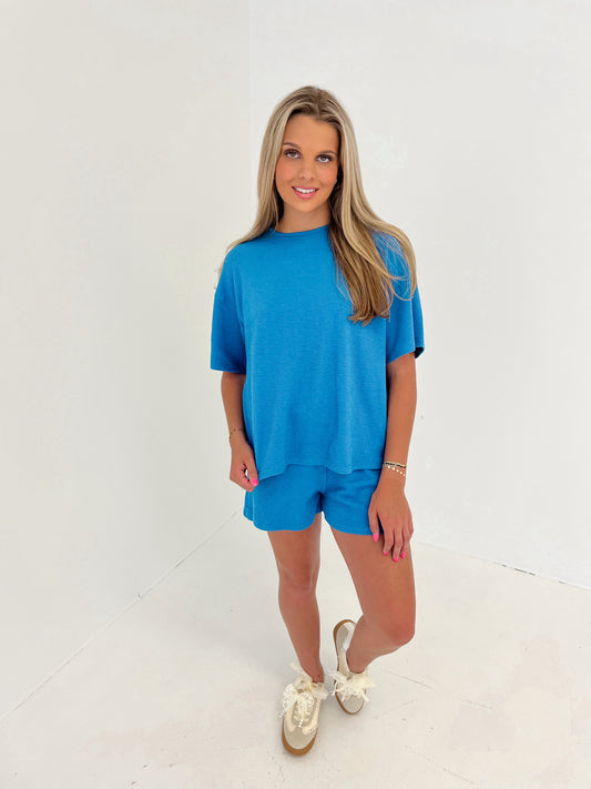 Back Me Up Top | Cobalt Blue