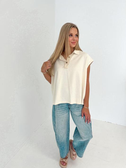 Got Your Back Top | Cream