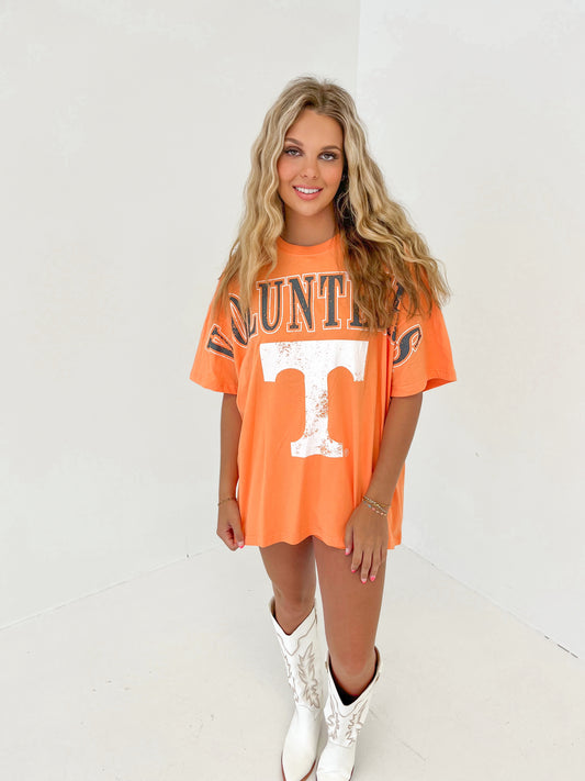 Tennessee Southern Split Oversized Tee | Sherbert