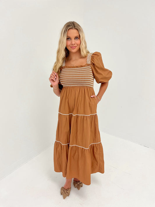 Falling Grace Maxi Dress | Cinnamon