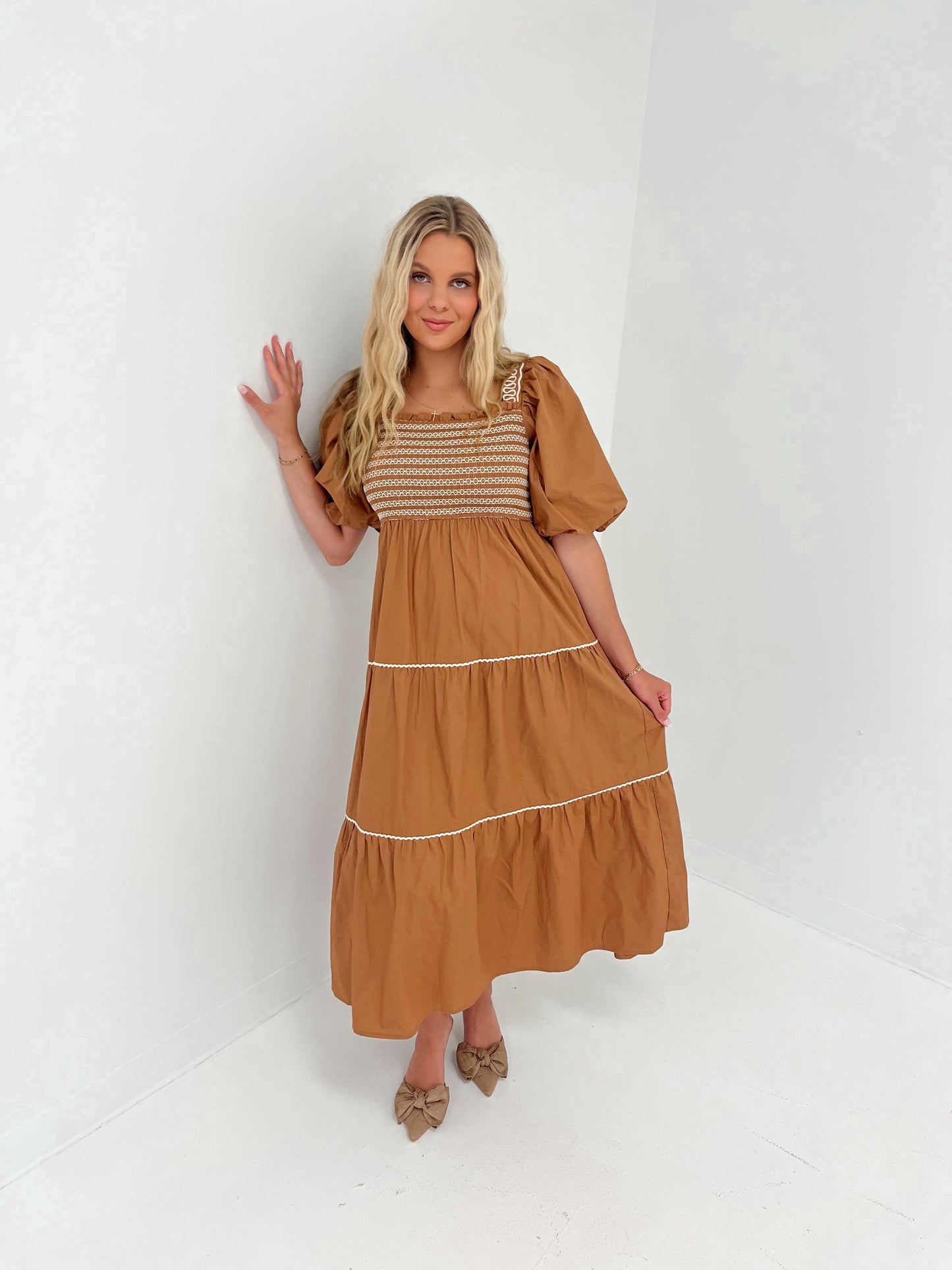 Falling Grace Maxi Dress | Cinnamon