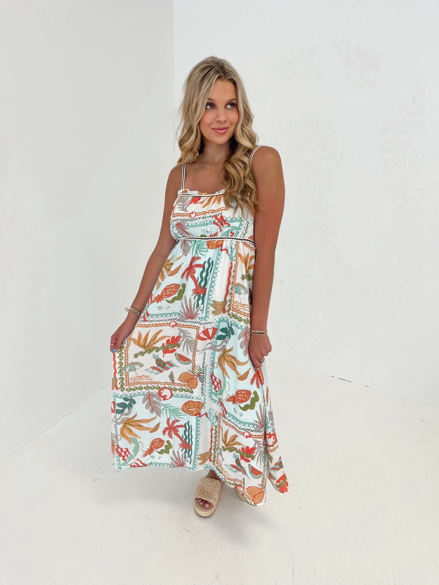 Island Escape Midi Dress | Sage