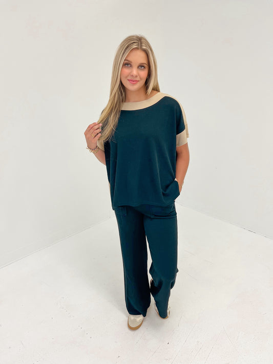 Comfort Core Knit Bottoms | Black