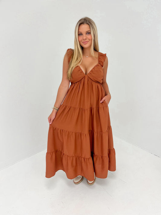 Falling For You Midi Dress | Burl Wood