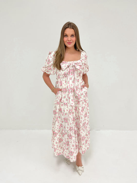 Sweetheart Moment Floral Maxi Dress