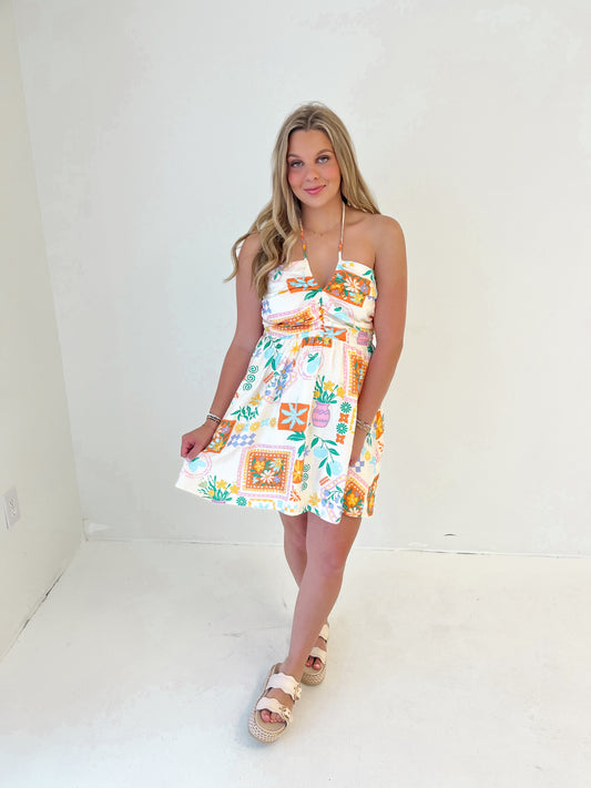 Tropic Like Its Hot Mini Dress