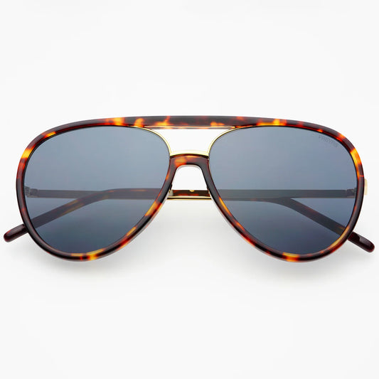 FREYRS Shay Sunglasses | Tortoise/Solid Gray