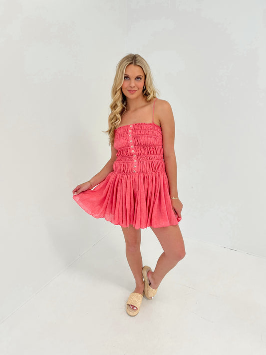 Sunkissed Mini Dress | Strawberry