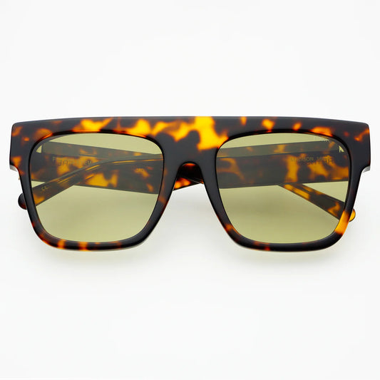 FREYRS Madison Sunglasses | Tortoise/Green
