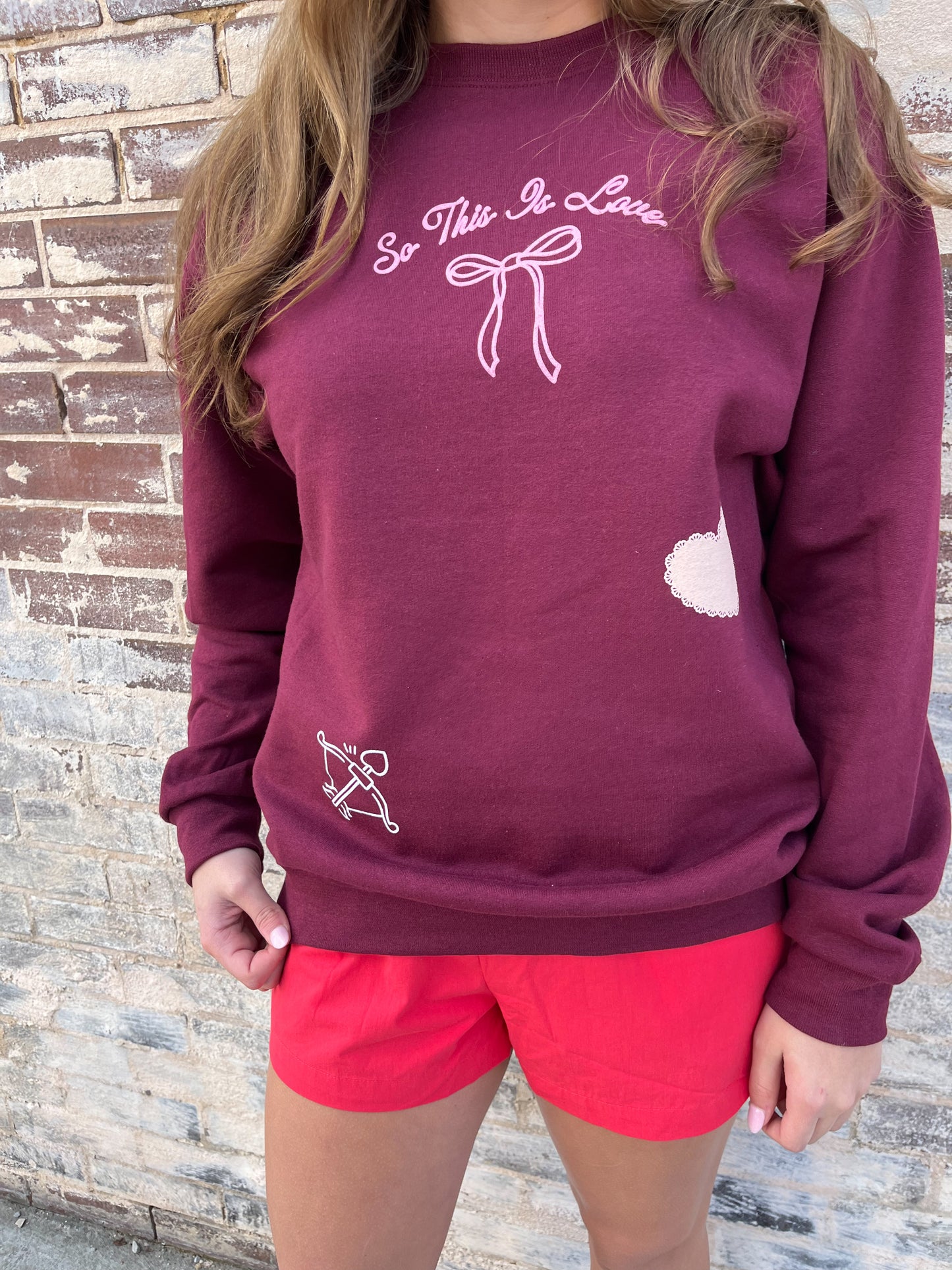 So This Is Love Crewneck
