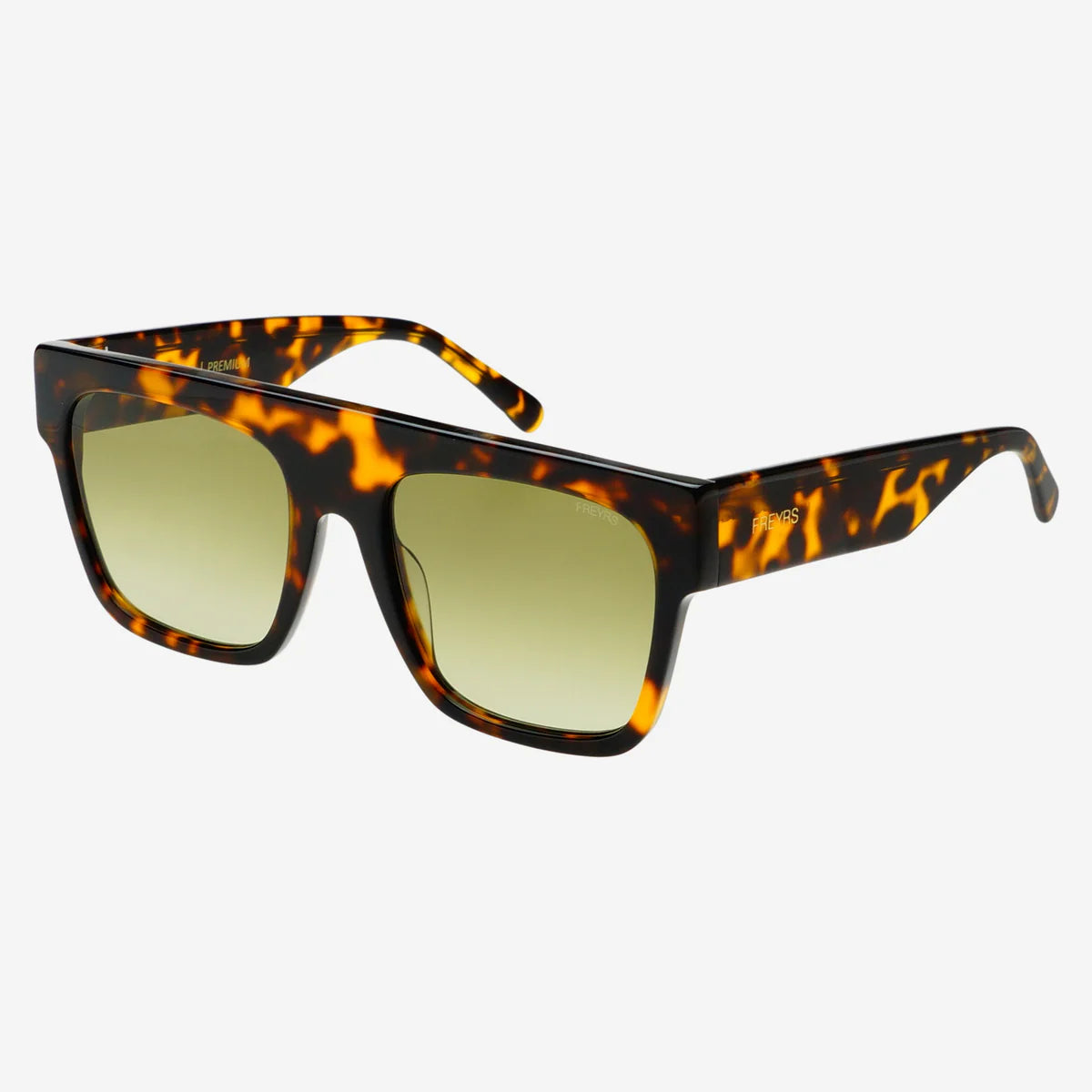 FREYRS Madison Sunglasses | Tortoise/Green