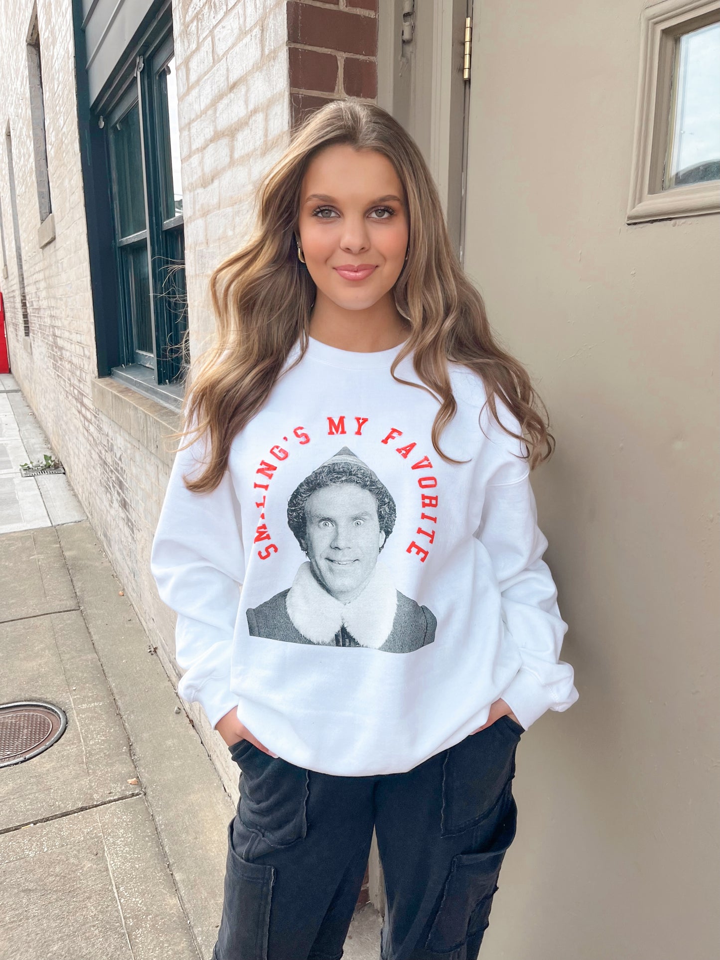 Smiling Is My Favorite Sweatshirt