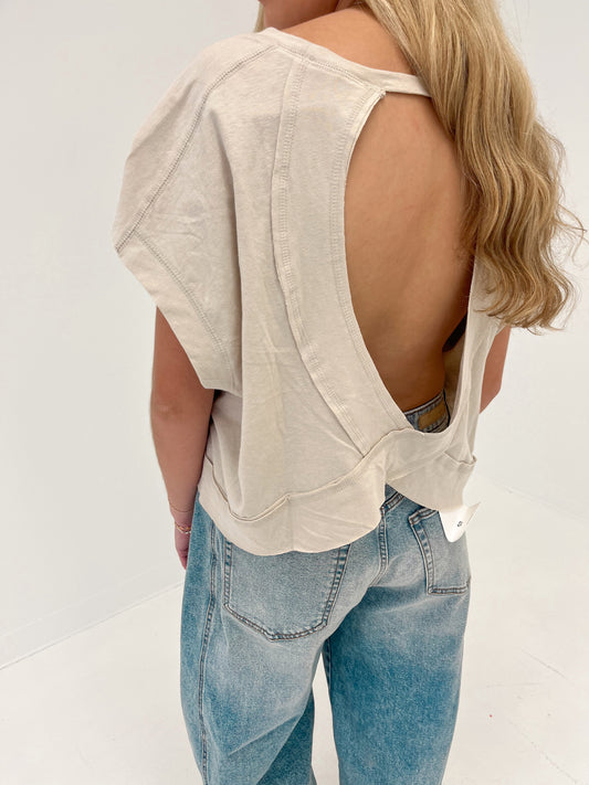 Making Moves Top | Sand Beige