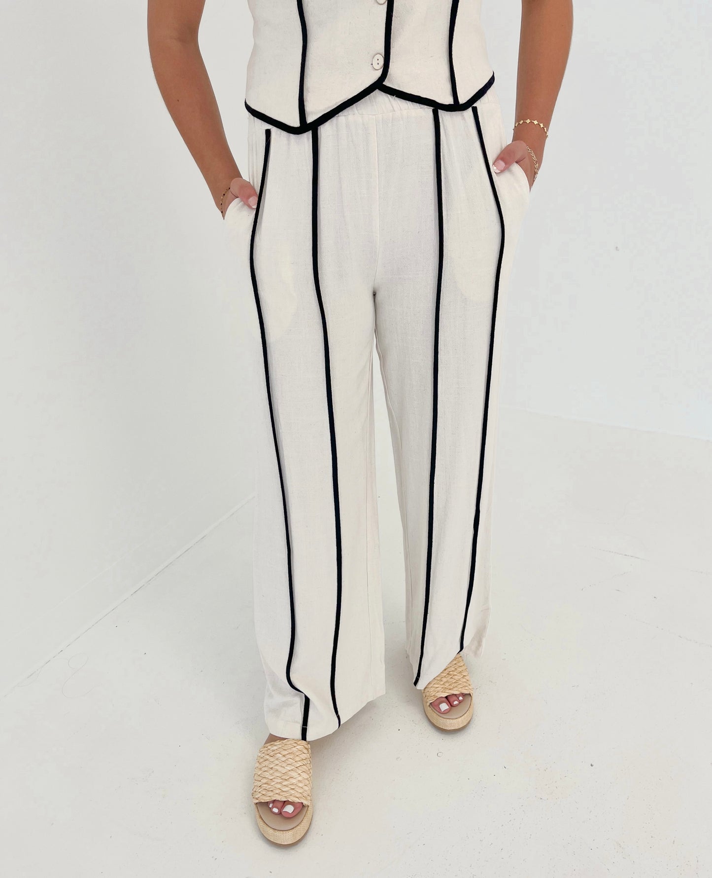 Boardwalk Linen Pants | Natural