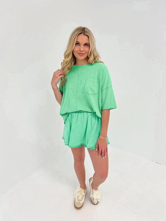Feeling Lucky Skort | Kelly Green
