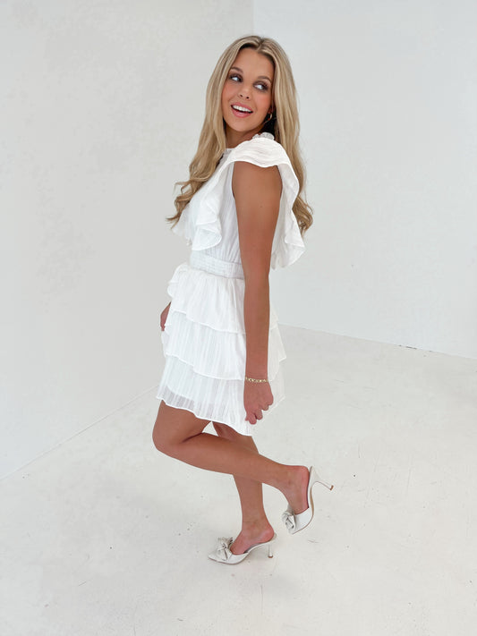 Lasting Love Mini Dress | White