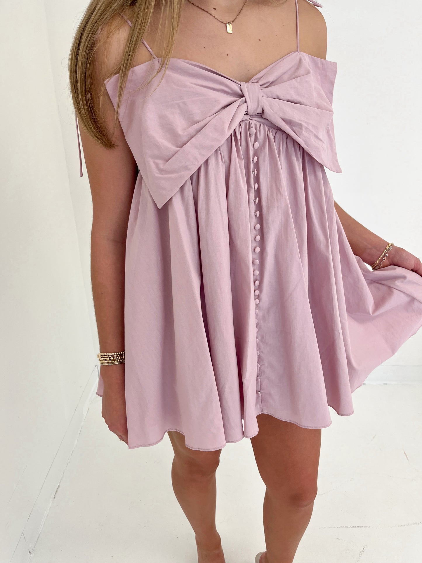 Sweet Nothings Mini Dress | Lavender