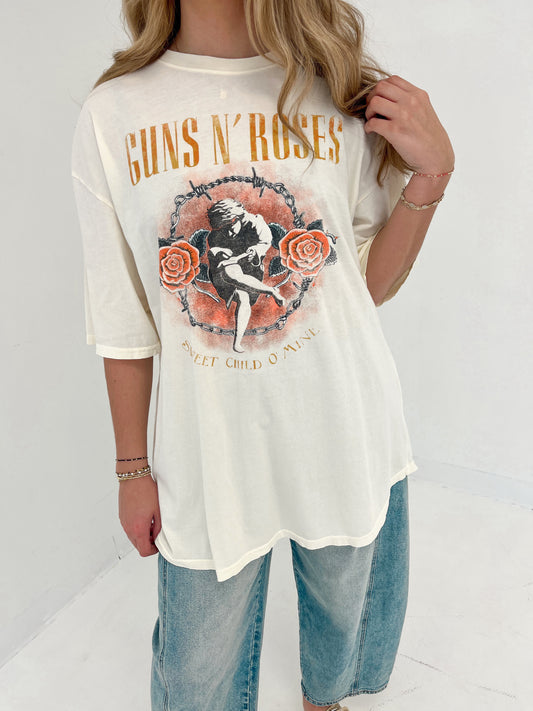 Guns N Roses Oversized Band Tee