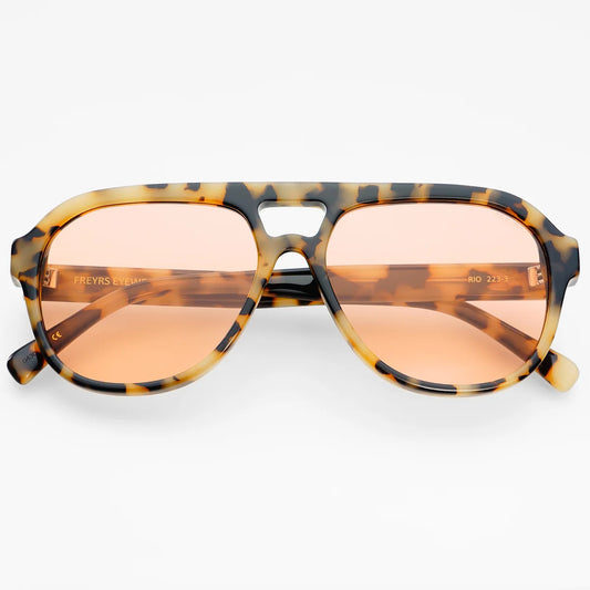 FREYRS Rio Sunglasses | Milky Tortoise