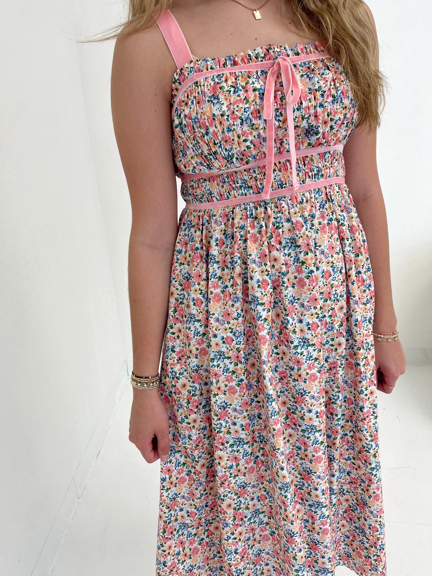 Floral Blossom Midi Dress | Multi Floral