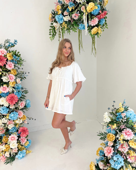 Adore You Romper | Off White