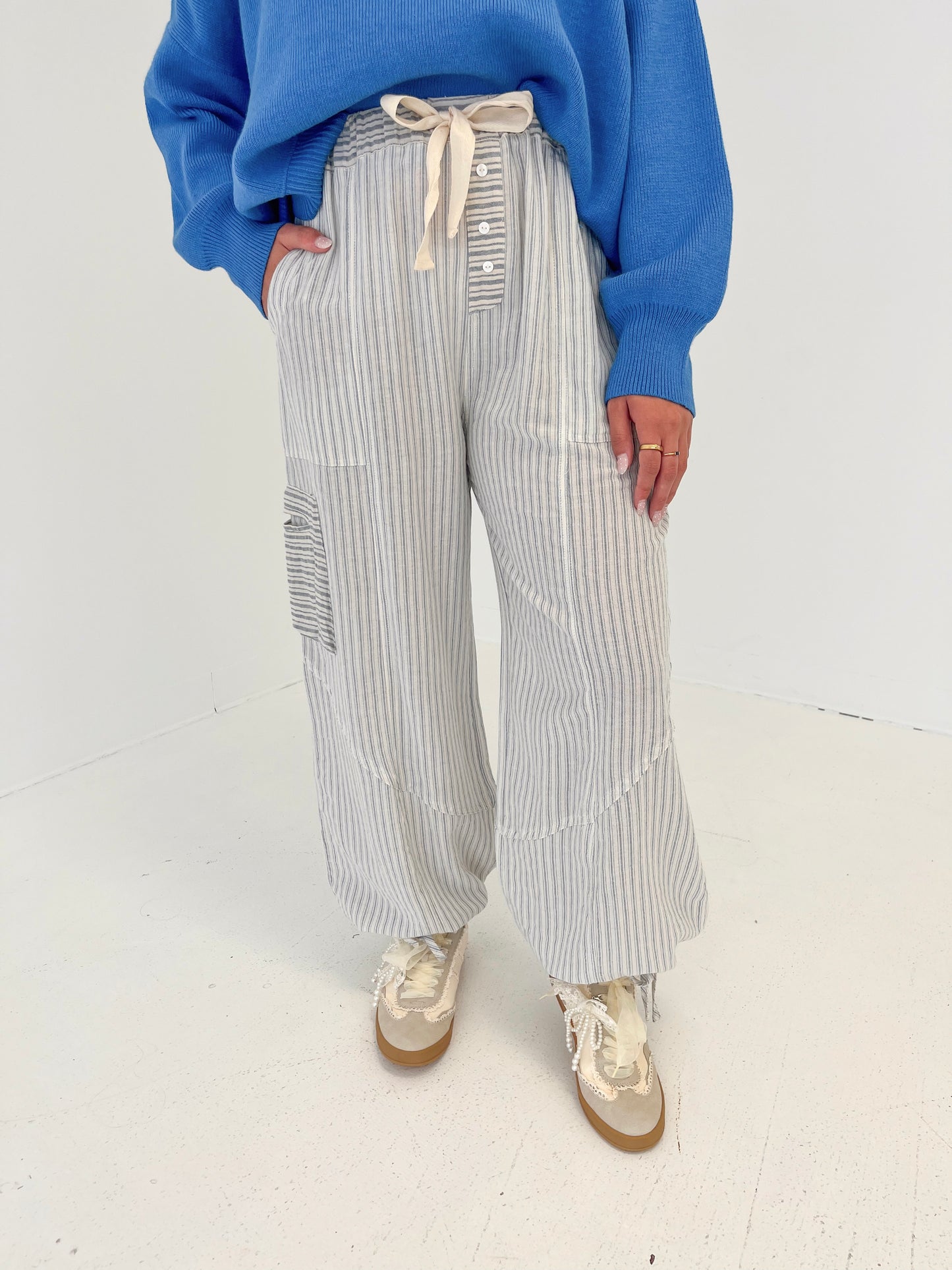 Stripe & Stroll Pants | Vintage Denim