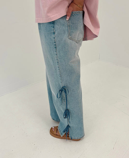 Tied & True Denim Pants