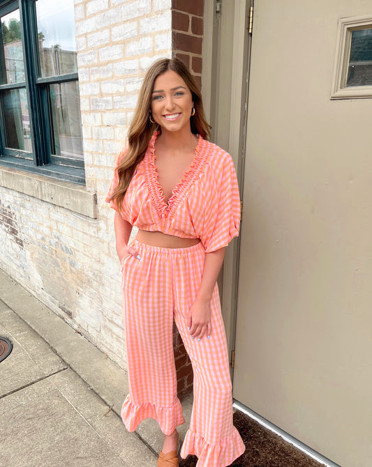 Chase The Sun Bottoms | Pink/Orange