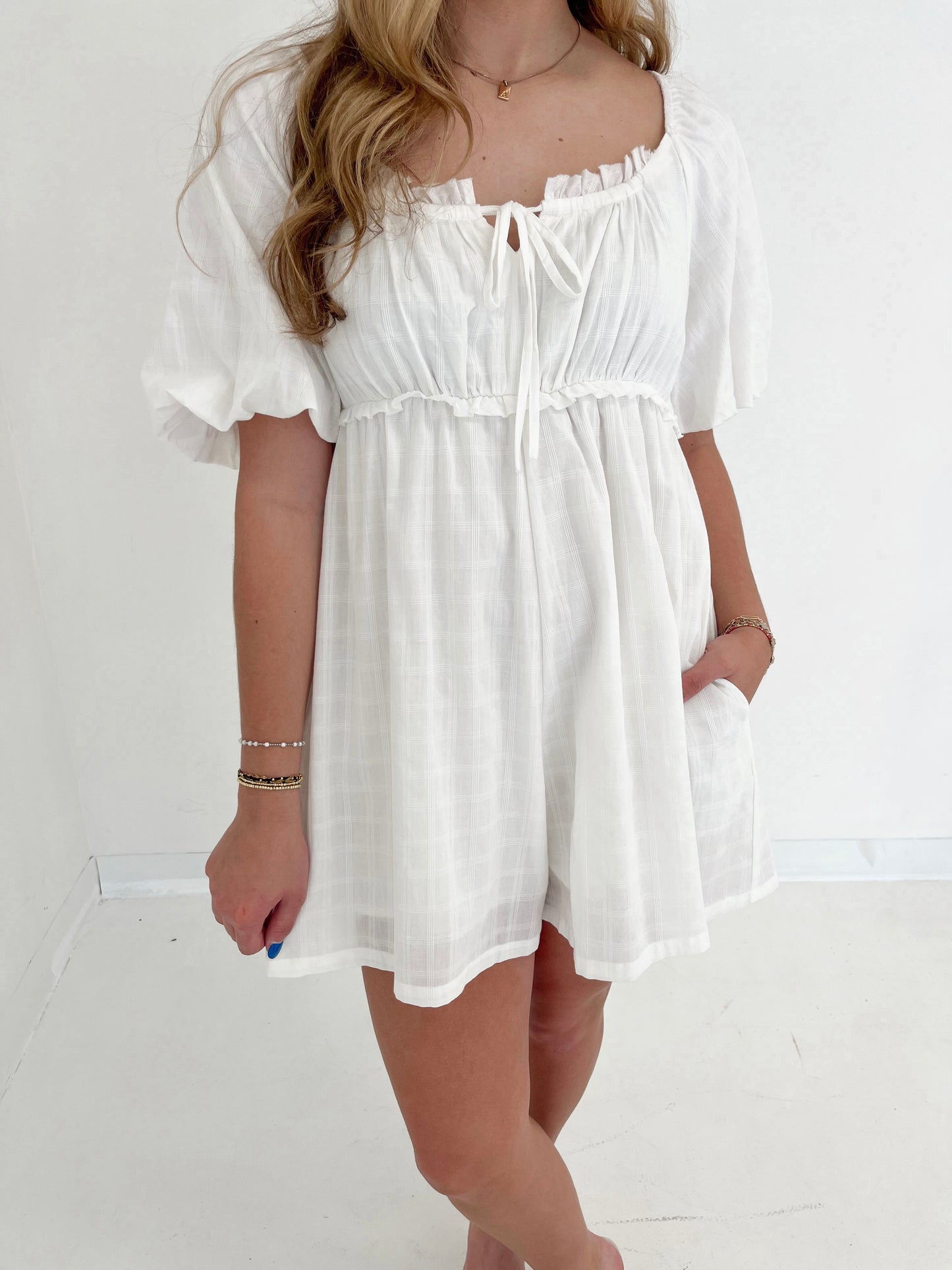 Adore You Romper | Off White