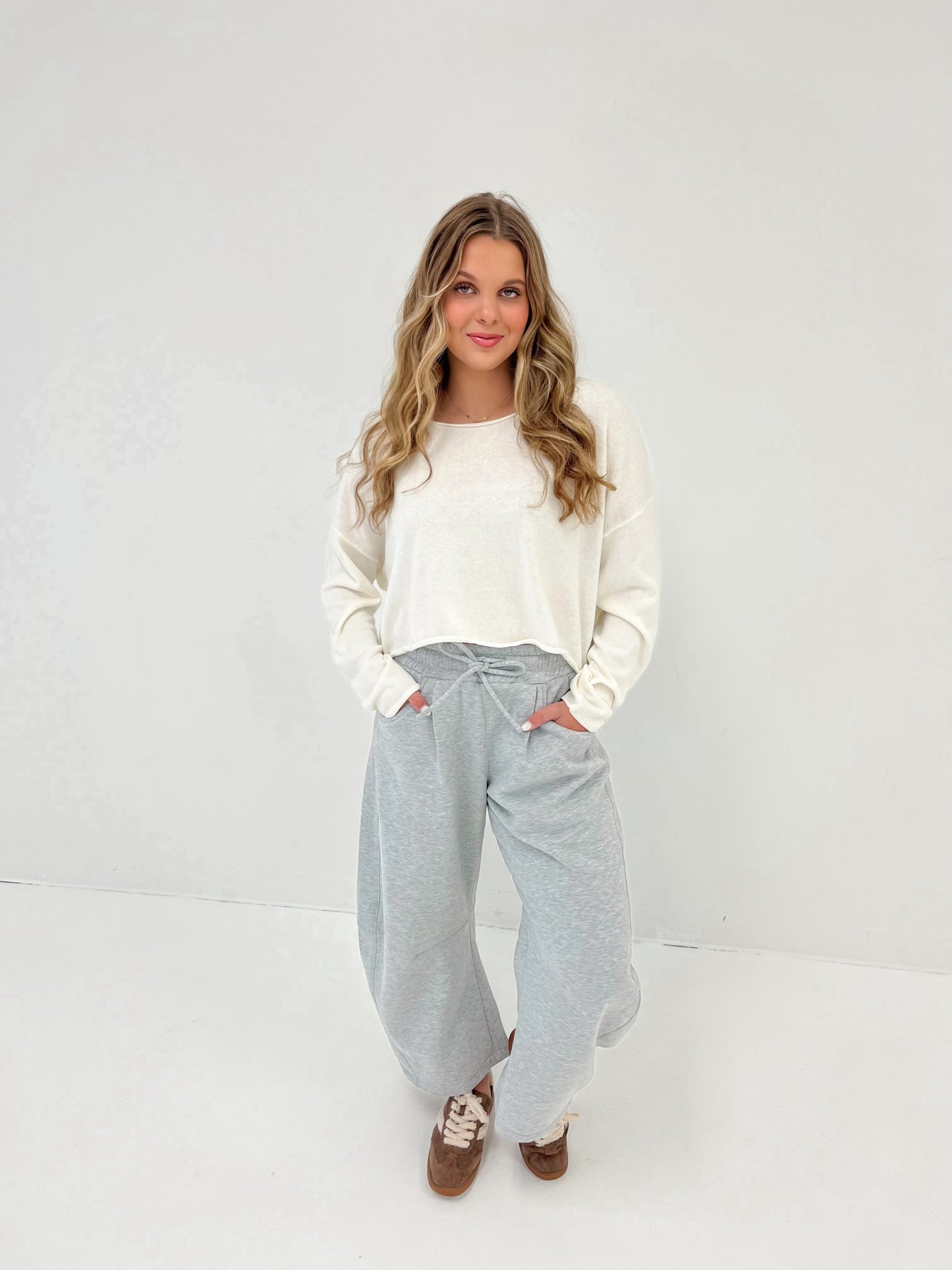 Soft Comfort Knit Sweater | Whip Cream