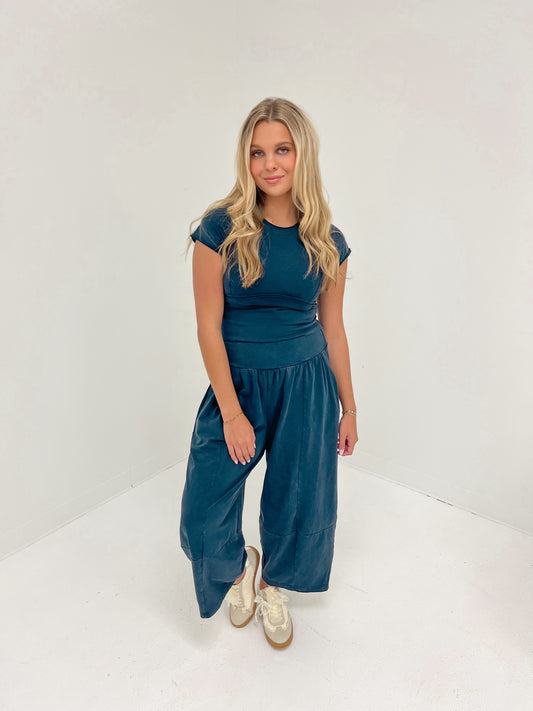 Dreamy Daze Wide Leg Pants | Black