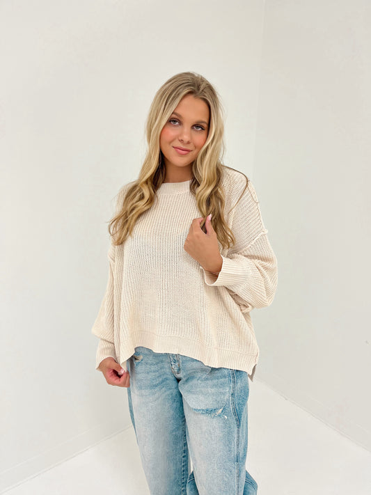 All Essential Sweater | Ivory