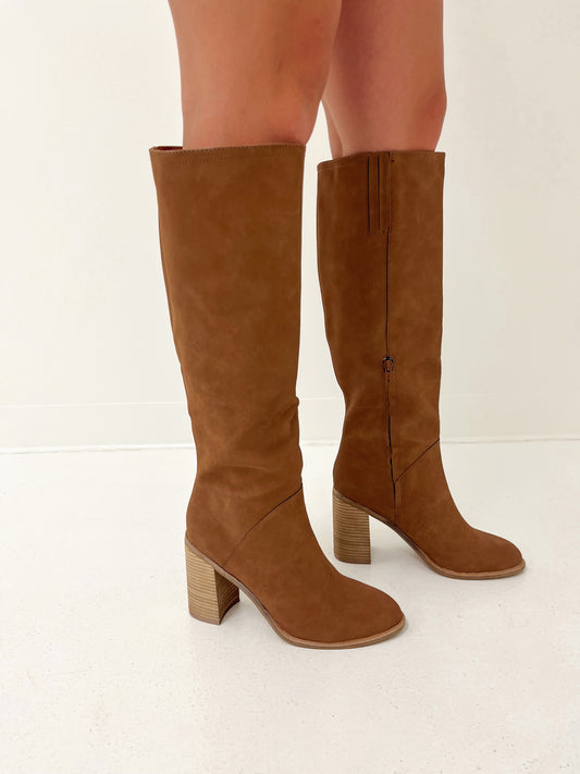 The Shiloh Knee High Boots | Brown