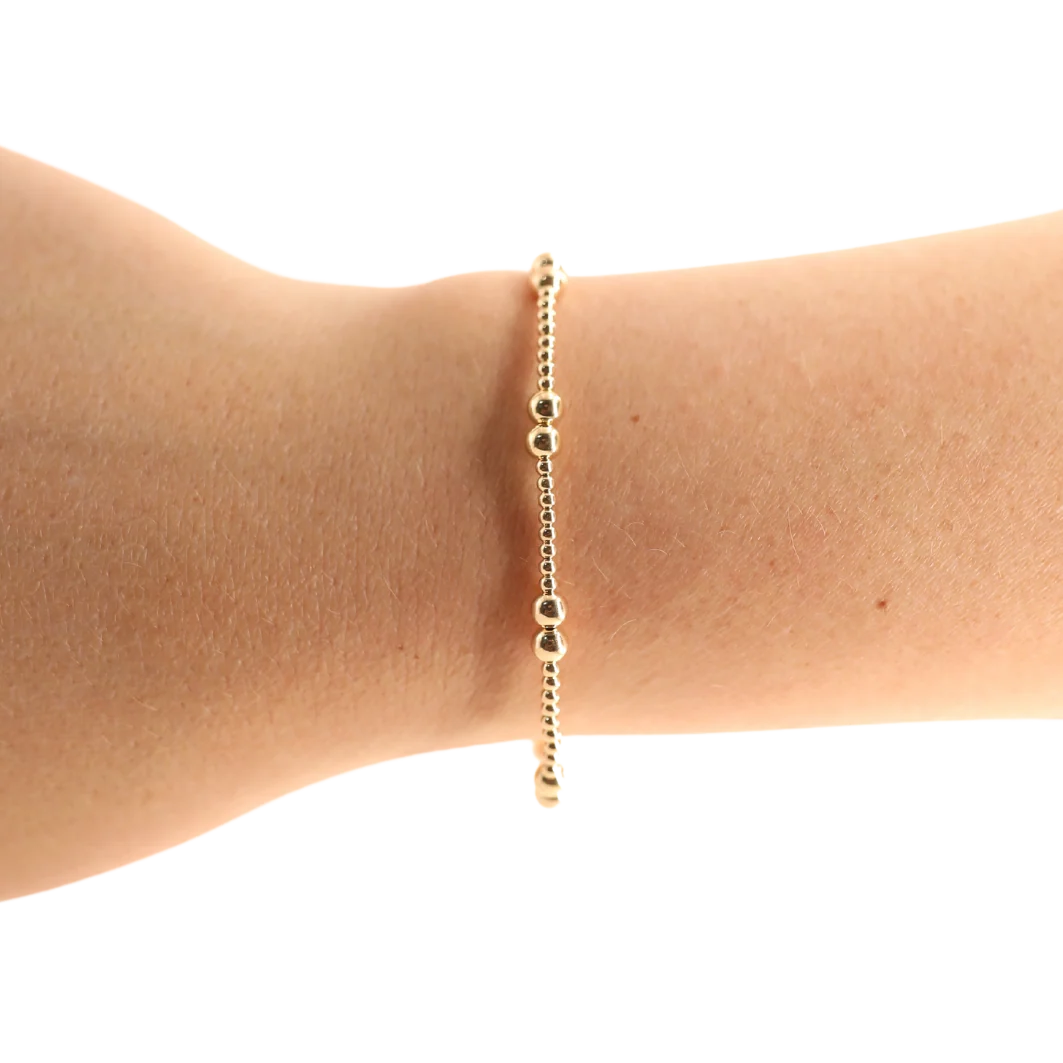 Leah Bracelet Gold | Beaded Blondes