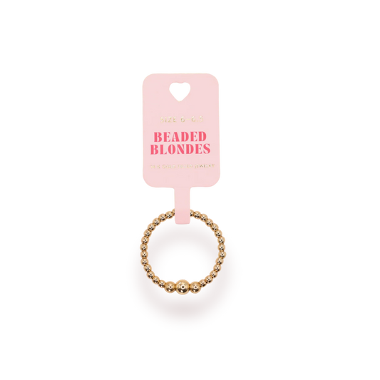 Sutton Ring Gold | Beaded Blondes