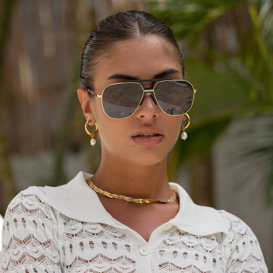 FREYRS Logan Sunglasses | Black Gray