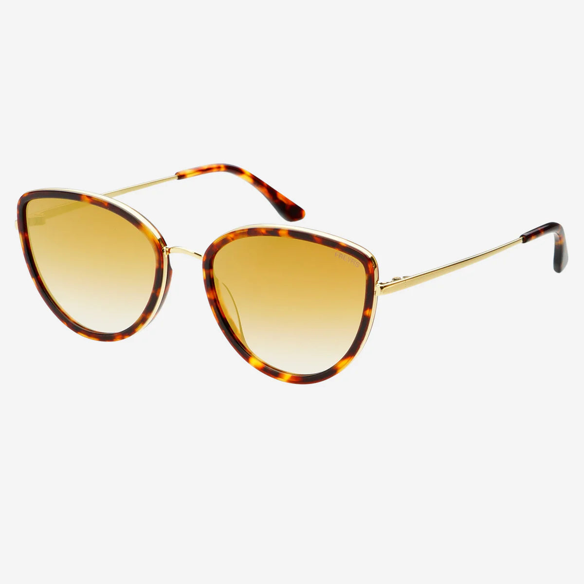 FREYRS Luna Sunglasses | Tortoise/Gold Mirror