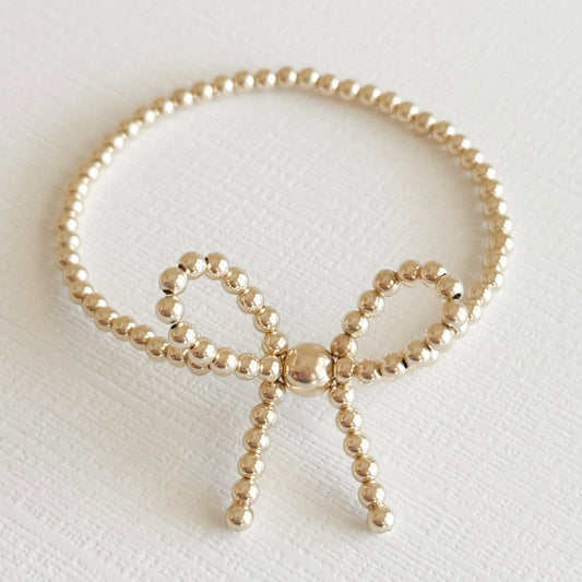 Mini Bow Gold Bracelet | Gardenia Co.