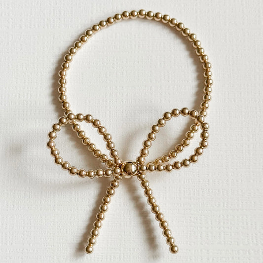 Bow Gold Bracelet | Gardenia Co.