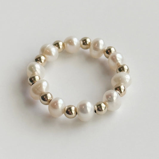 Freshwater Pearl Gold Ring | Gardenia Co.