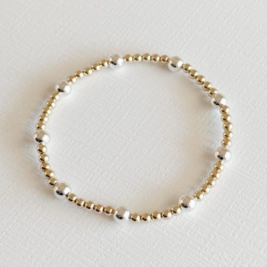 Emma Mixed Metal Bracelet | Gardenia Co.