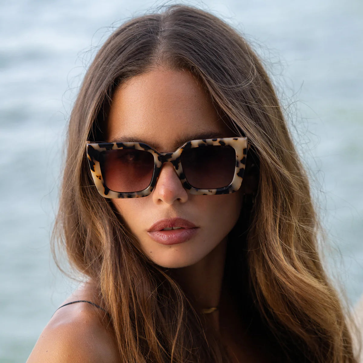 FREYRS Coco Sunglasses | Milky Tortoise