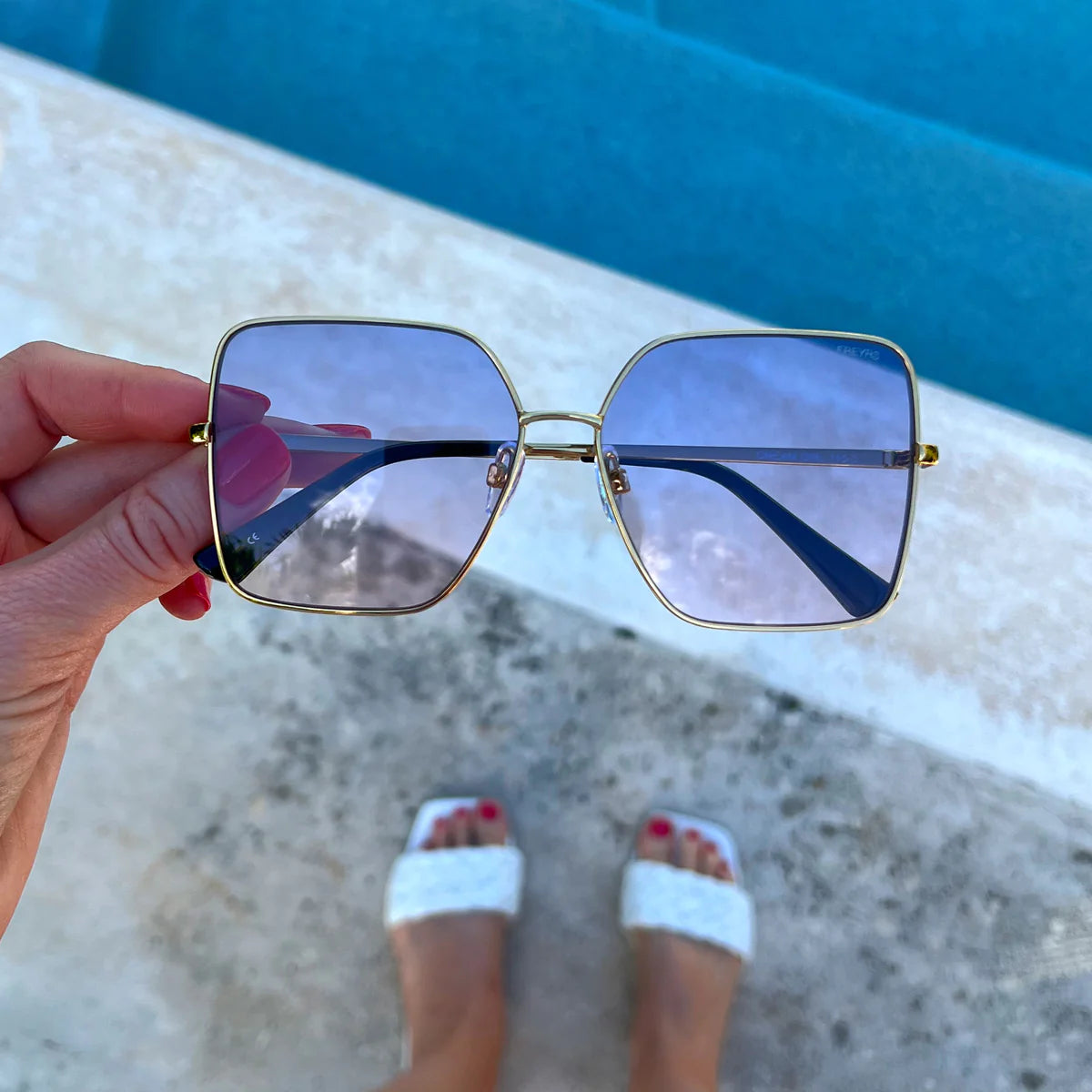 FREYRS Dream Girl Sunglasses | Blue/Pink