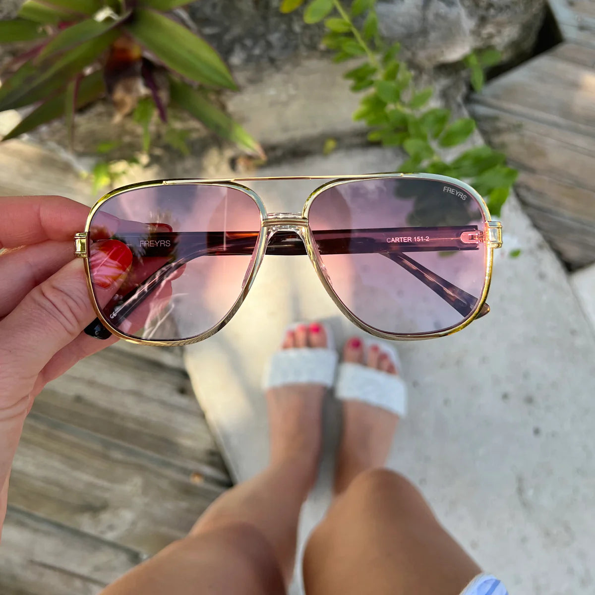 FREYRS Carter Sunglasses | Rose