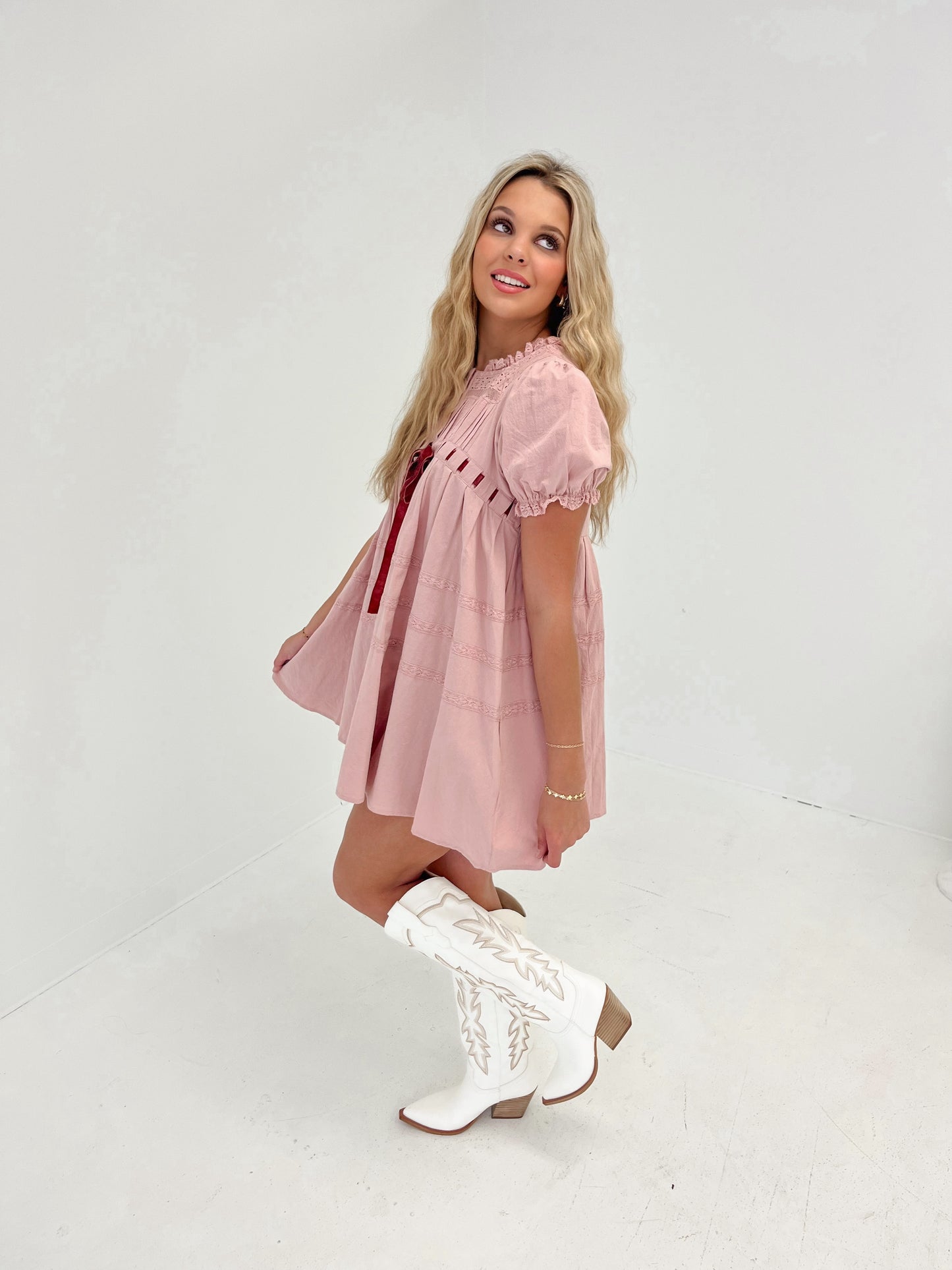 The Margot Mini Dress | Mauve