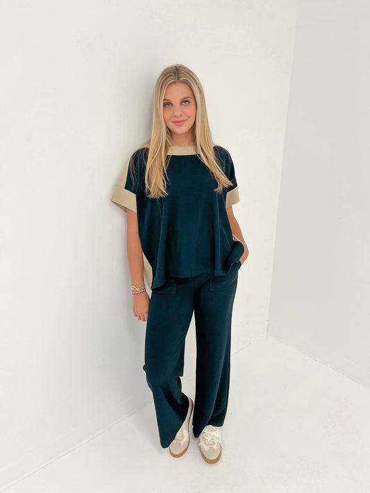 Comfort Core Knit Top | Black